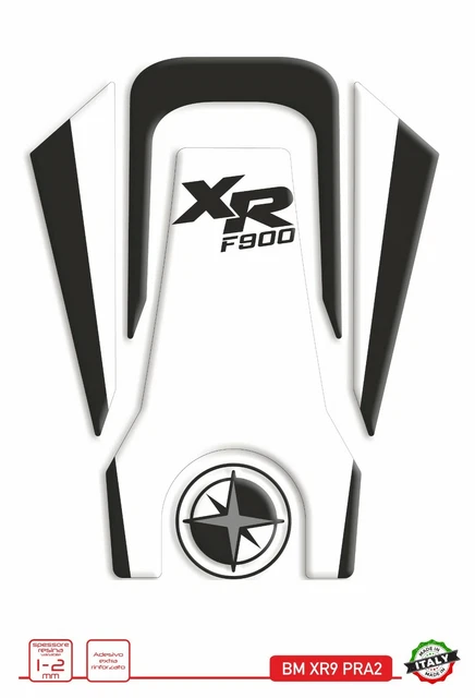 Protège Réservoir Moto BMW En Résine 3D - Tank Pad Adhésif 14x20 Cm | Effet Brillant Et Anti-rayures | Protection Et Style Pour Ton Réservoir