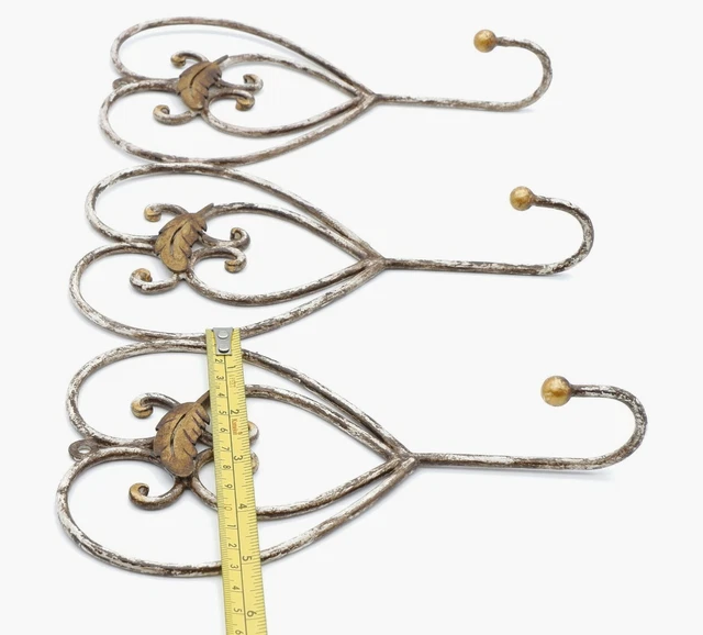 Antique Coat Rack - Wrought Iron Coat Hanger in Antique Finish