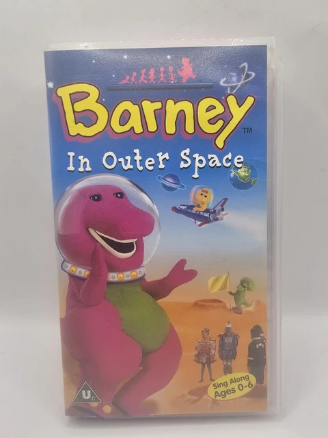 barney-in-outer-space-vhs-pal-uk-polygram-video-pink-tape-vgc-very