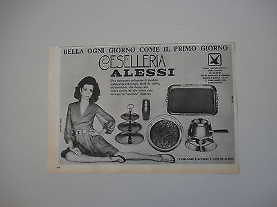 advertising Pubblicità 1968 CESELLERIA ALESSI 