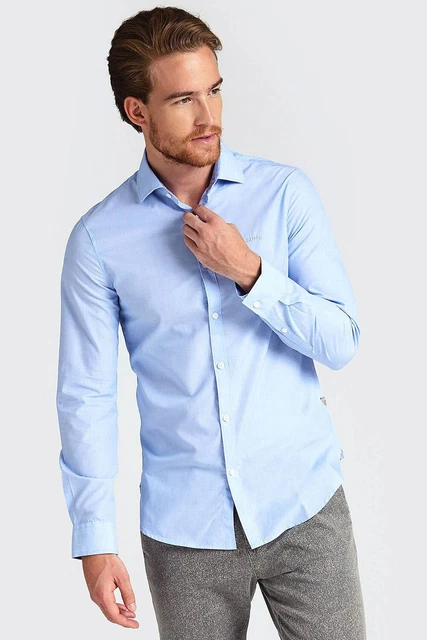 Chemise GUESS Los Angeles Manches Longues à Carreaux - Taille L - Coton - Occasion Très Bon état