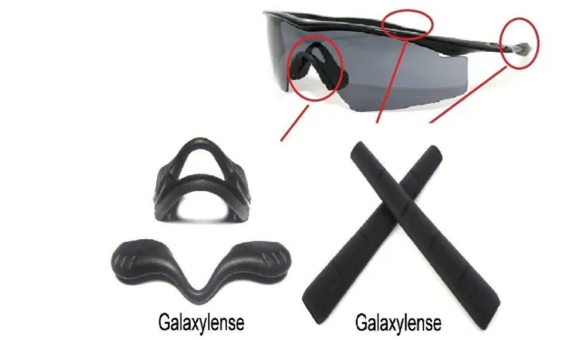 Galaxy Nariz Almohadillas + Oreja Calcetines Para Oakley M Frame 2.0 Huelga