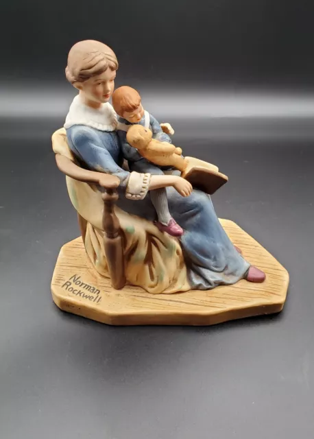 Vintage Norman Rockwell "Bed Time" by Figurine Americana Collection