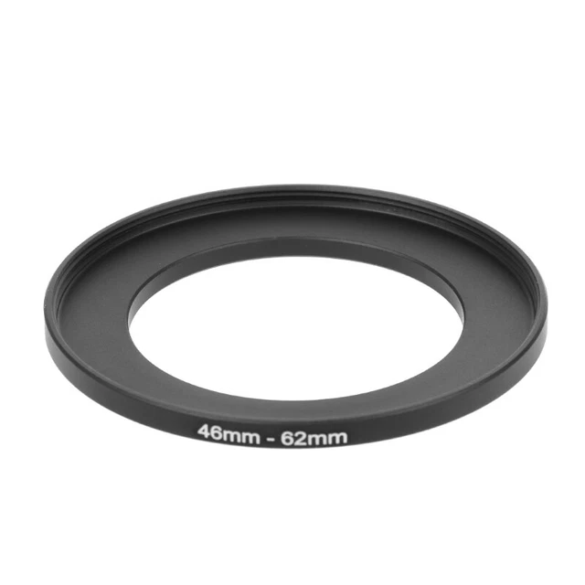 Anelli step up in metallo 46 mm a 62 mm adattatore obiettivo filtro fotocamera accessori strumenti nuovo