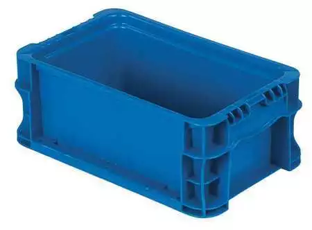 Orbis Nso1207-5 Royal Blue Straight Wall Container, Blue, Plastic, 12 In L, 7