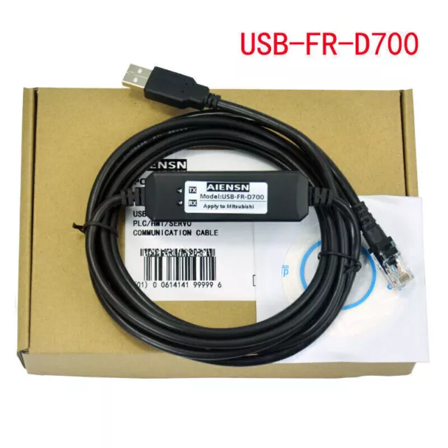 For Mitsubishi FR-D740 FR-D700 inverter debugging cable USB-FR-D700