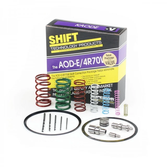 AODE 4R70W 4R75 Ford Valve Body Shift Correction Kit 1992-on Superior KAOD-E-V