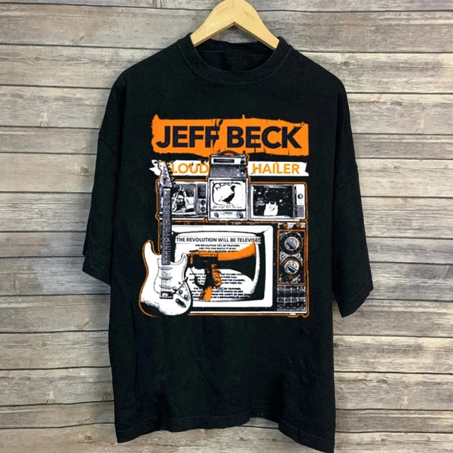 NEW JEFF BECK Beck World Tour 2024 Cotton Black S5XL TShirt 1D1763