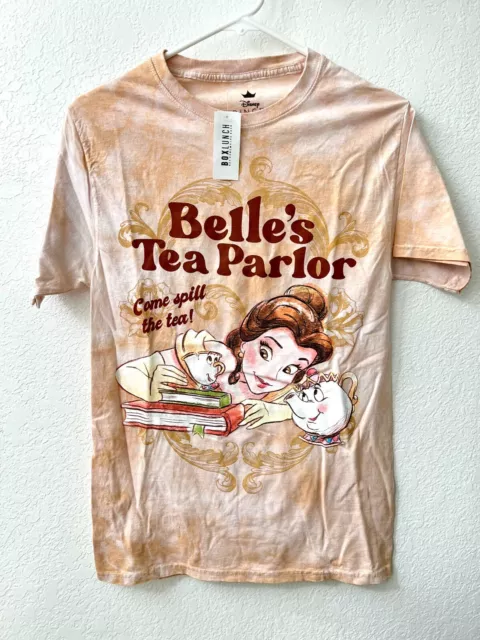 Disney Beauty and the Beast Belle’s Tea Parlor Women’s Tie-Dye T-Shirt