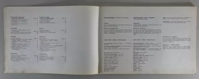 Werkstatthandbuch Nachtrag / Manuel d'atelier Vespa PK 50 / 80 / 100 / 110 / 125 3