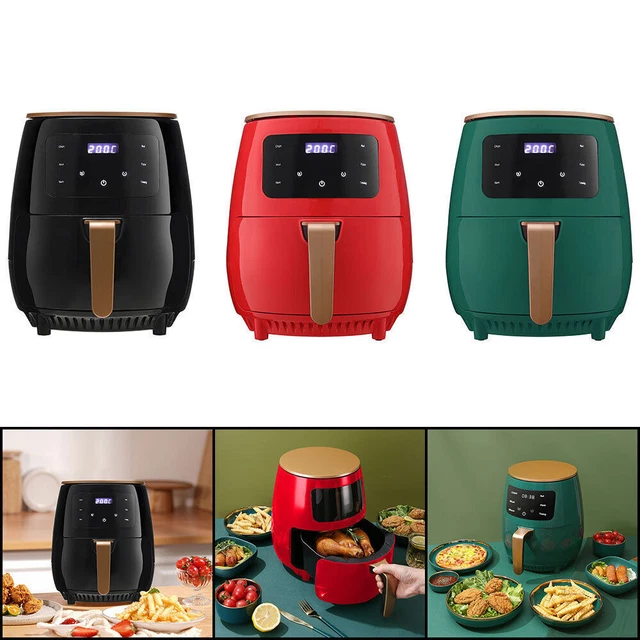 DIGITAL AIR FRYER 6L Cooker Oven Low Fat Healthy 1500W Oil Free Food