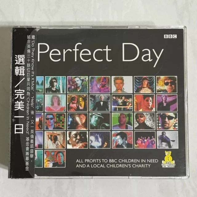 David Bowie + Lou Reed + Bono (U2) 1997 Perfect Day Taiwan OBI 3 Track CD Single