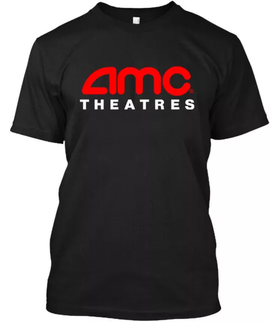 NWT AMC Entertainment Theatres Movie Film Graphic Art Logo T-Shirt Size S-3XL