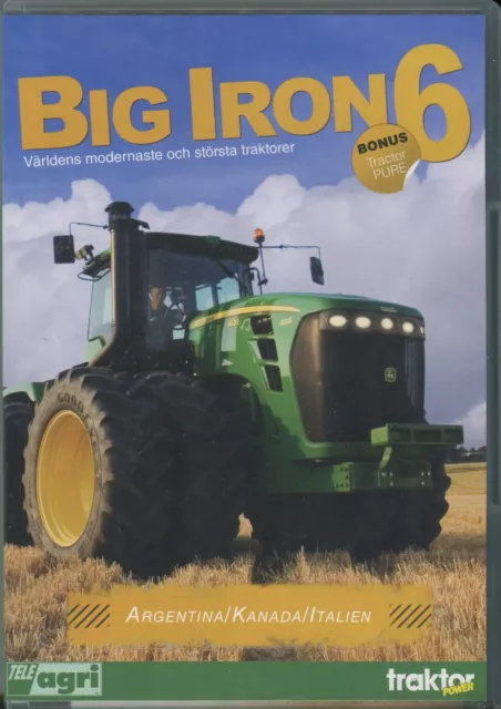 Big Iron Part 6, DVD The World's Newest and Biggest Tractors SWEDISH version