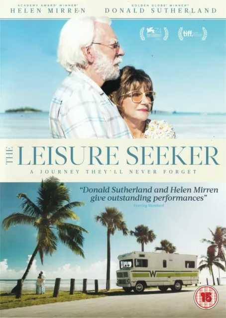 The Leisure Seeker - Helen Mirren, Donald Sutherland - NEW Region 2 DVD