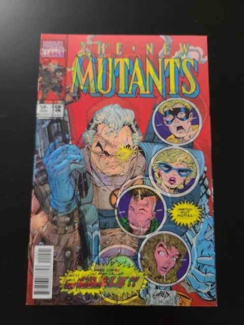 Cable #150 Rob Liefeld Lenticular New Mutants 87 3D Cover