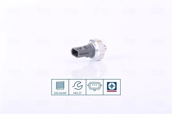 Pressostat De Climatisation Nissens 301024 – Capteur De Pression Pour Fiat 500, Opel Insignia, Etc.