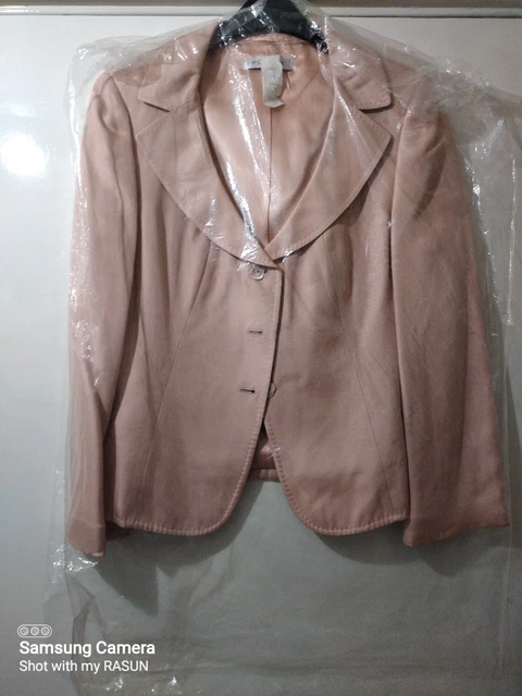 Blazer rosa morbido crema polverosa Planet, lavato a secco taglia M