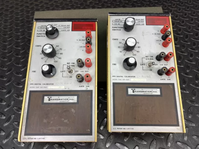 Transmation 1040 PPS Calibrator - Lot of 2 - for Parts