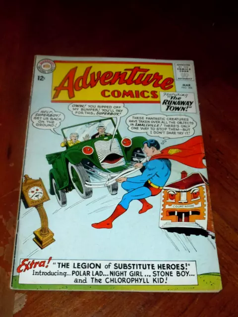 ADVENTURE COMICS #306 (1963)  VG-F (5.0) cond.  KEY:  1st SUBSTITUTE LEGION