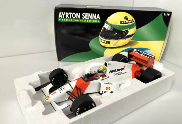 MIB 1:18 Minichamps - 1992 AYRTON SENNA MCLAREN HONDA MP4/7 - F1 Model #1