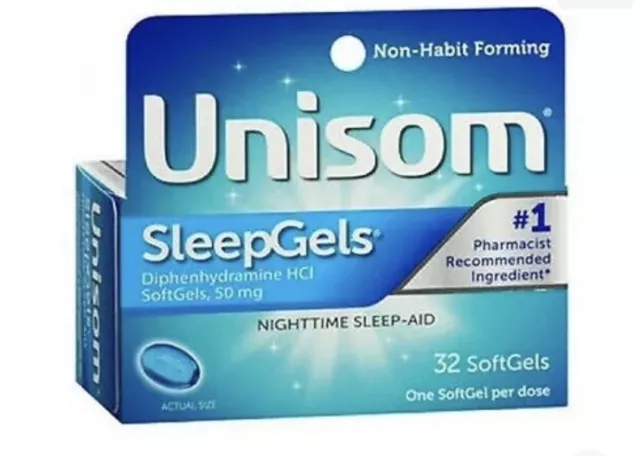 Ayuda para dormir nocturna Unisom SleepGels - 32 cápsulas blandas
