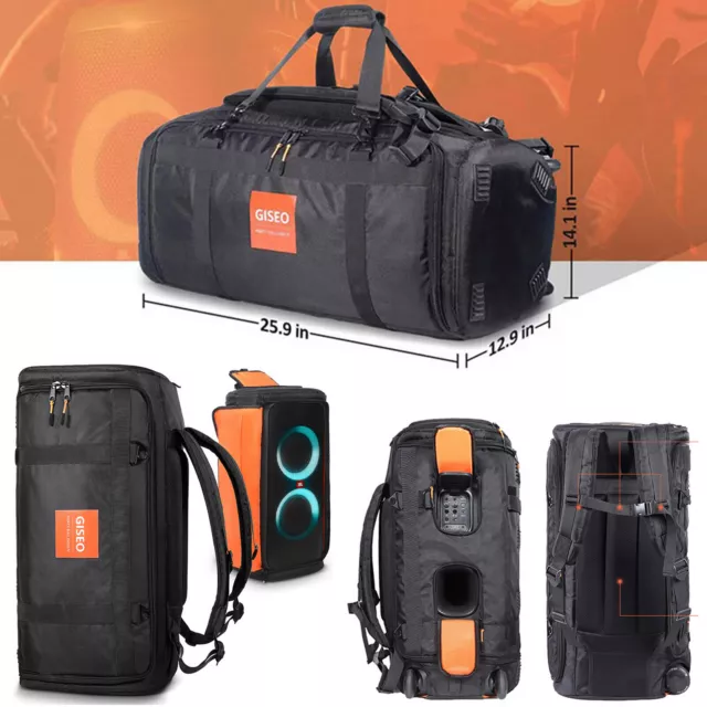 Rugged Water-resistant Storage Bag Travel Carry Case for JBL PartyBox310 Speaker