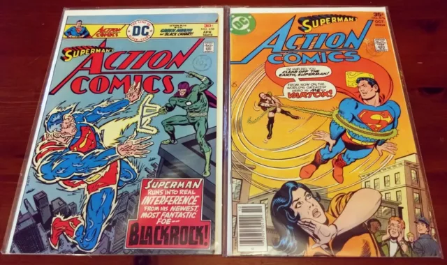 Vintage DC Action Comics (Superman) Bundle 20x Comics 1971-1984