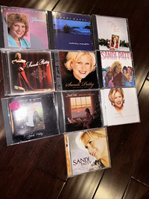 Lot of 10 Sandi Patti CDs: Hymns Of Faith , All The Best Live  etc Sandy