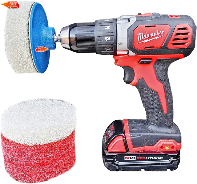 Tub and Tile Refinishing Kit | Scrubbing Drill Pads | Clean Tile and Grout, Show