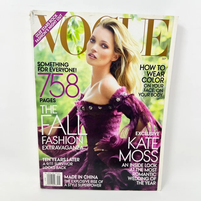 VOGUE US SEPTEMBER 2017 Cover: Kate Moss $187.84 - PicClick CA