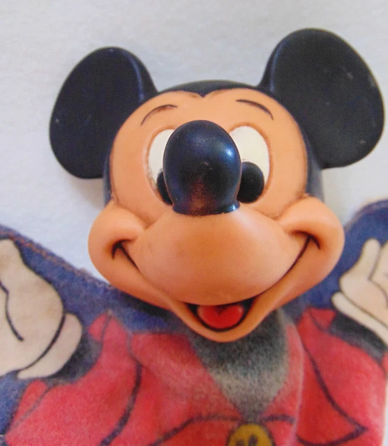 VINTAGE WALT DISNEY Productions Mickey Mouse Hand Puppet Rubber Hong VINTAGE WALT DISNEY Productions Mickey Mouse Hand Puppet Rubber Hong