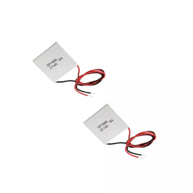 2Pcs SP1848-27145 (120°C) Thermoelectric Power Generator / Cooler Peltier Module