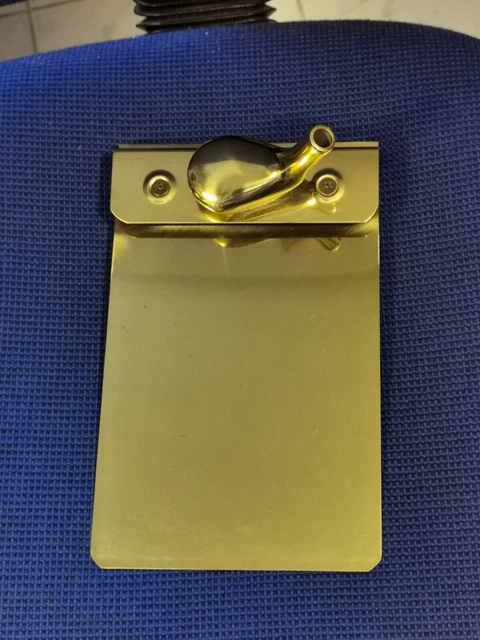 Ancien Necessaire Bureau Porte Plume Stylo club de golf bronze
