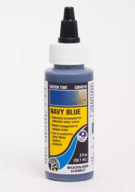 Woodland Scenics CW4519 Water Tint - Navy Blue - 2 fl oz (59.1 mL)