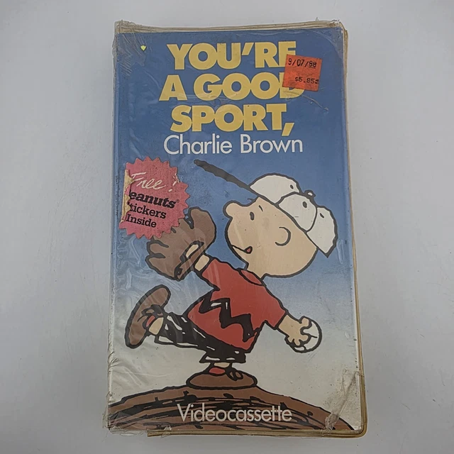 YOU'RE A GOOD Sport, Charlie Brown - VHS - Sealed - 1975