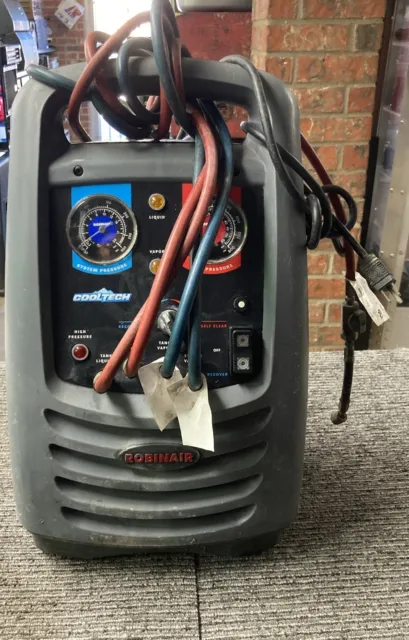 Robinair 25200B 115V 60Hz Refrigerant Recovery Machine Power Tested