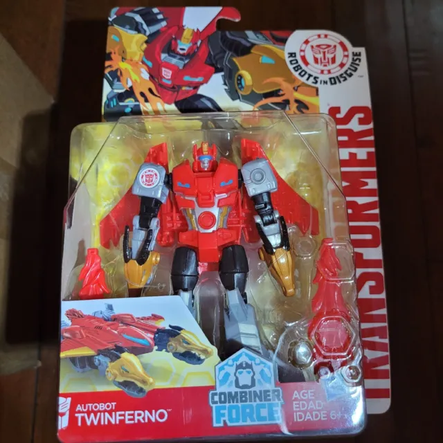 TRANSFORMERS ROBOTS IN Disguise Combiner Force Autobot Twinferno Deluxe ...