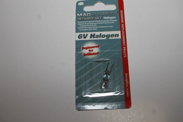 Maglite Replacement Halogen Lamp For Rechargeable Flashlights – Maximizes Brightness & Battery Life