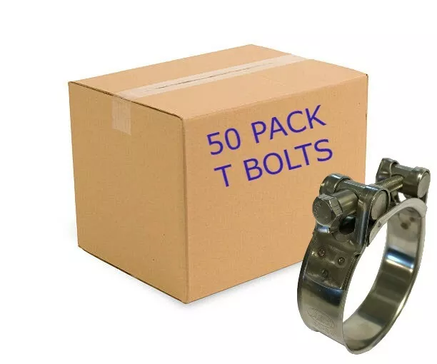 Hose Clamps-Clips Stainless Steel Heavy Duty Car T Bolt Exhaust Mikalor Type