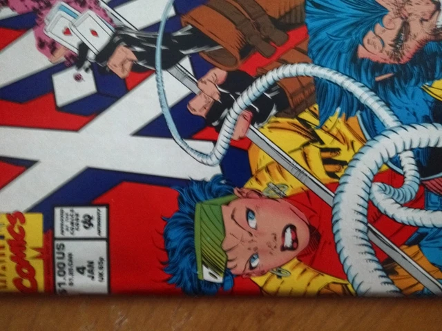 Marvel Comics X-Men Vol. 1 #4 January 1992 1st Appearance of Omega Red 5