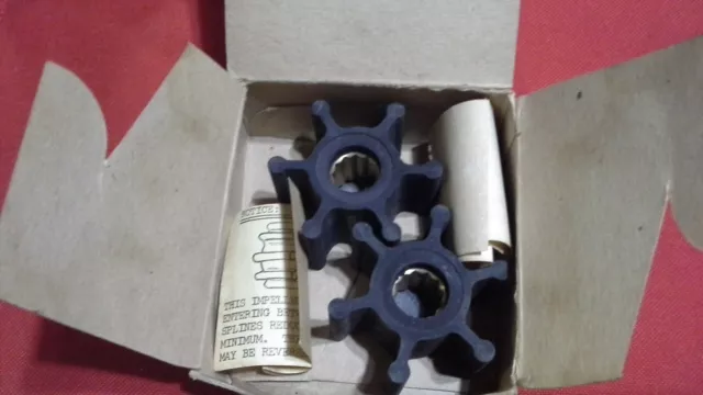 Vintage JABSCO no. 7436, Raw Water Pump Impeller set