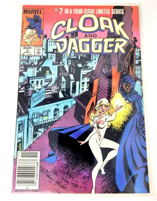 Cloak and Dagger #2 Nov 1983 - Marvel VF+ New Never Read Comic - Limited Series!
