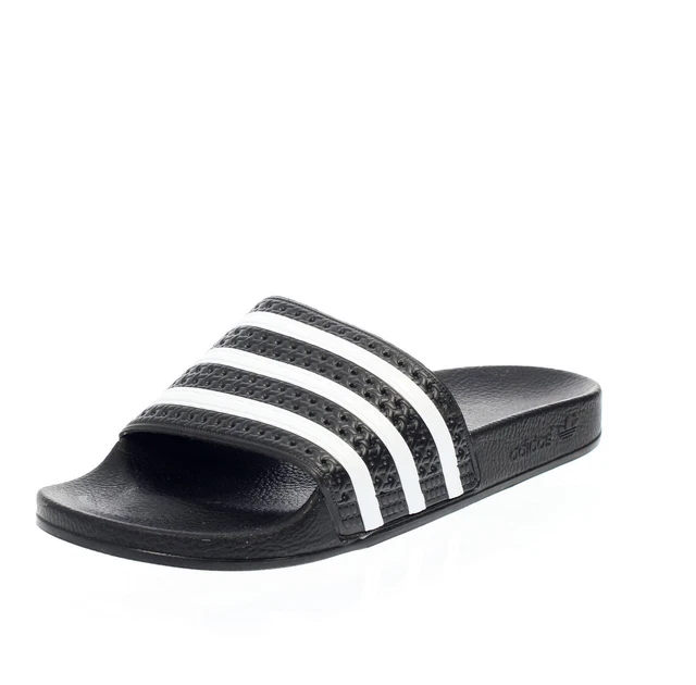 Adidas Originals Adilette Nero - Uomo Scarpe Ciabatte Fascia