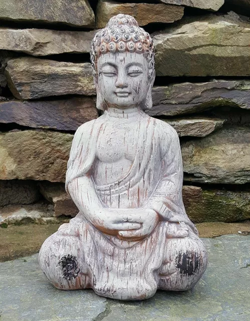 Statua Buddha seduta esterna ornamento interno giardino statuetta regalo antico 2