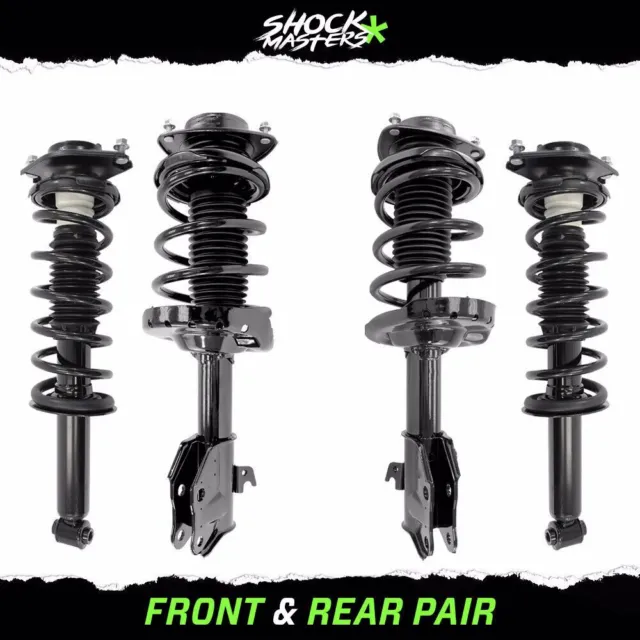 Front & Rear Complete Struts & Springs Kit for 2013-2015 Subaru XV Crosstrek