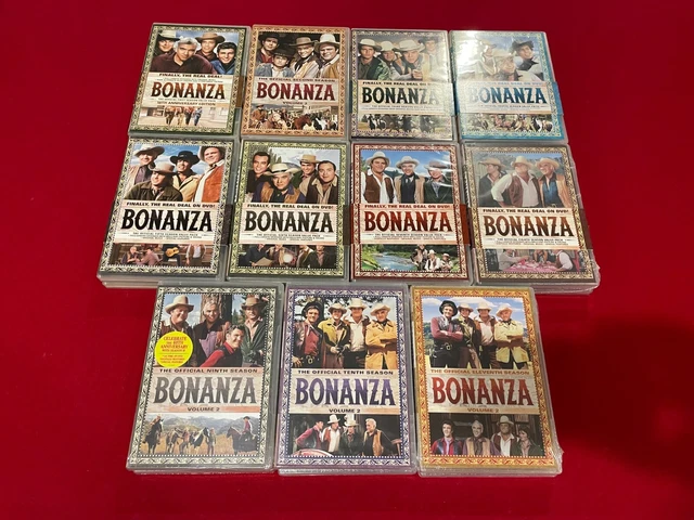 Bonanza Seasons 1 2 3 4 5 6 7 8 9 10 11 Dvd Sets, Some Still Sealed Lorne Greene
