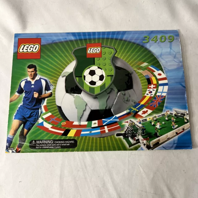 LEGO Sports: Championship Challenge 3409 Instructions Only Manual Vintage Soccer