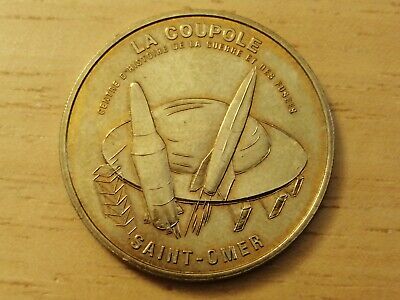 medaille souvenir MDP monnaie de Paris St Omer  la Coupole Fusées V1 V2 2004B