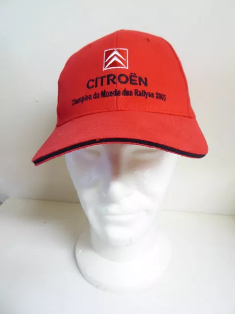 Casquette / Hat Cap - Citroen Champion Du Monde Des Rallyes 2005 World Champion